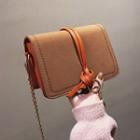 Faux Leather Knot Crossbody Bag