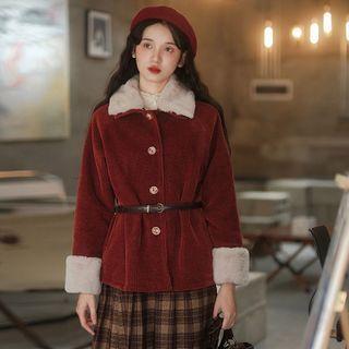 Set: Button-up Jacket + Belt