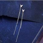 925 Sterling Silver Butterfly Threader Earring 1 Pcs - Silver - One Size