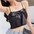 Ribbon Cropped Camisole Top / Tube Top