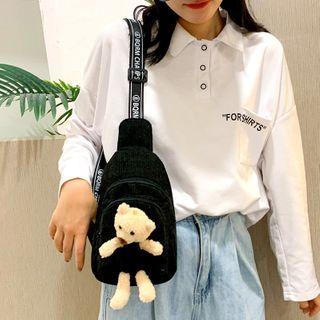 Bear Furry Sling Bag