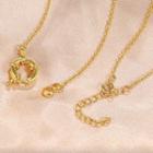 Knot Pendant Necklace Gold - One Size