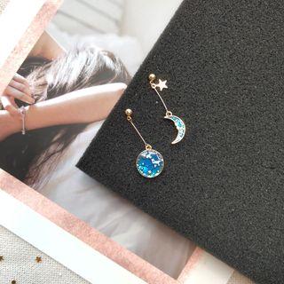 Star Drop Earring 1 Pair - 01 - As Shown In Figure - One Size