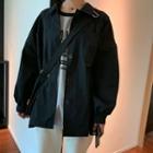 Button Jacket / Mock Neck T-shirt