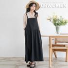 Plus Size Square-neck Jumper Dress