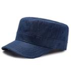 Denim Military Cap Blue - One Size