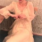 V-neck Lace-up Cardigan / Sleeveless V-neck Dress
