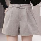 Wide-leg Shorts / Knit Top