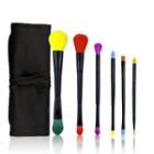 Set Of 6: Dual Head Makeup Brush As Shown In Figure - One Size