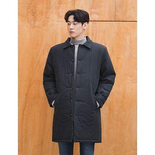 Single-breasted Padded Mac Coat
