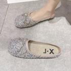 Tweed Bow Mules