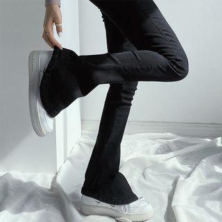 Hem-details Boot-cut Jeans