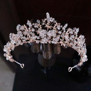 Faux Crystal Wedding Tiara