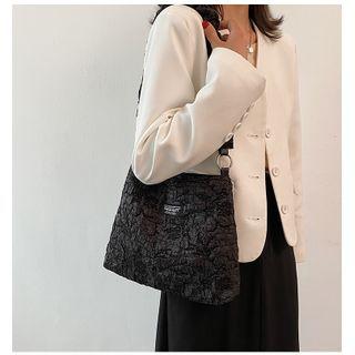 Plain Crinkled Crossbody Bag