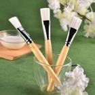 Set Of 3: Wooden Facial Mask Brush As Shown In Figure - 3pcs