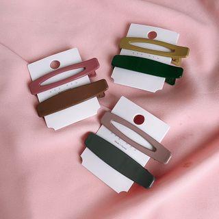Set Of 2 : Resin Hair Clip