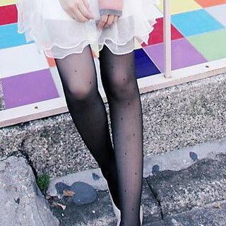 Polka Dot Tights Small Round Dot - One Size
