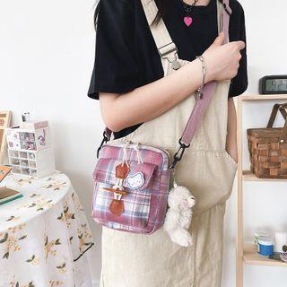 Toggle Check Cross Bag
