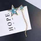 Sequined Star Non-matching Earrings