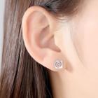 Swirl Stud Earring 1 Pair - As Shown In Figure - One Size