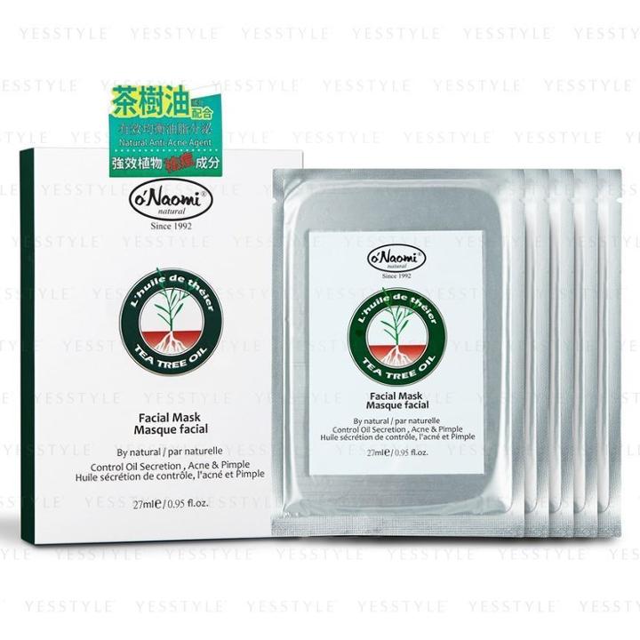 Onaomi - Tea Tree Oil Facial Mask 5 Pcs