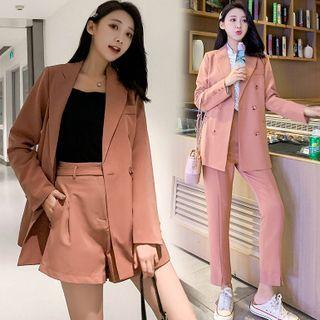 Double Breasted Blazer / Dress Pants / Dress Shorts / Set