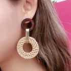 Woven Hoop Earrings