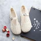 Crochet Lace Mary Jane Shoes