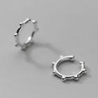 Sterling Silver Cuff Earring 1 Pair - Silver - One Size