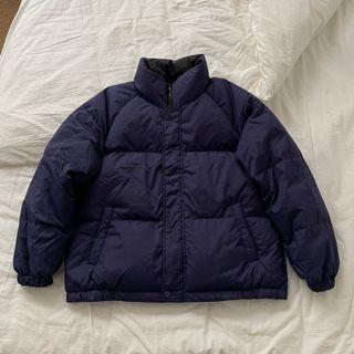 Stand Collar Padding Two Way Jacket
