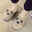 Animal Accent Furry Flats