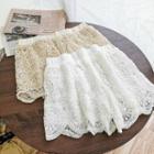 Pointelle Knit Shorts
