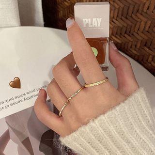Set Of 3: Ring Jml4207 - Set Of 3 - Ring - Gold - One Size