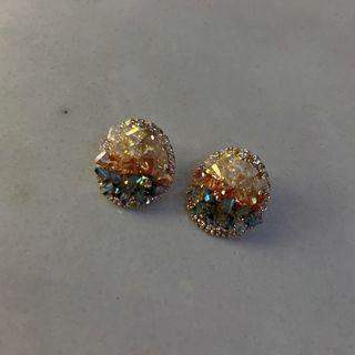 Faux Crystal Alloy Earring (various Designs)