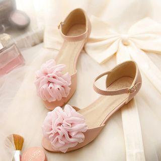 Flower Ankle Strap Sandals