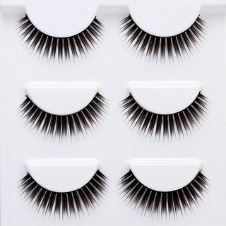 False Eyelashes (3 Pairs) #l06 L06 - One Size