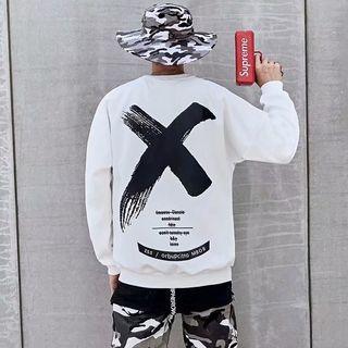 Long Sleeve Print Sweatshirt