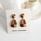 Retro Panel Dangle Earring