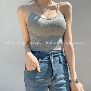 U-neck Padded Camisole Top
