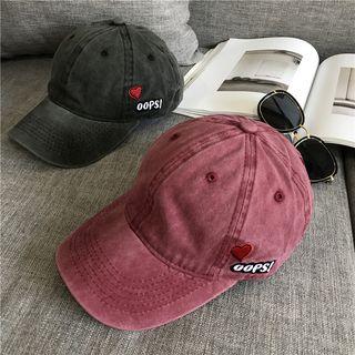 Washed Embroidered Baseball Cap