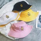 Reversible Duck Embroidered Bucket Hat