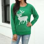 Dotted Reindeer Sweater