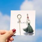 Tassel Non-matching Earring Gold - One Size