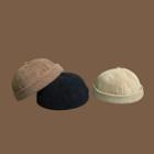 Waffle-knit Brimless Hat