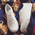 Star-accent Lace-up Sneakers