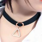 Triangle Velvet Choker
