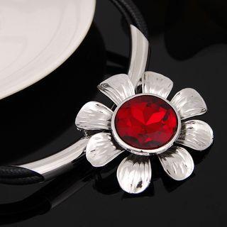Crystal Flower Choker