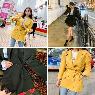 Love Line Drawcord-waist Blazer