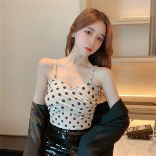 Dotted Camisole Top Off White - One Size