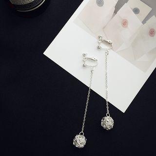 Hollow Ball Drop Earrings / Ear Cuffs